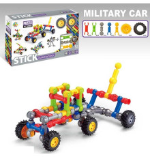 Конструктор SY 8817 (36/2) шарнірний, 52 елементи, діаметр коліс 5 см, в коробці