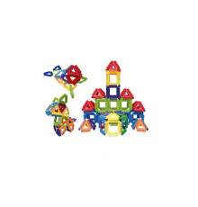 Конструктор 9908 A-1 (48/2) елементи зі “щіточками”, геометричні фігури, зміна куту нахилу, в пакеті