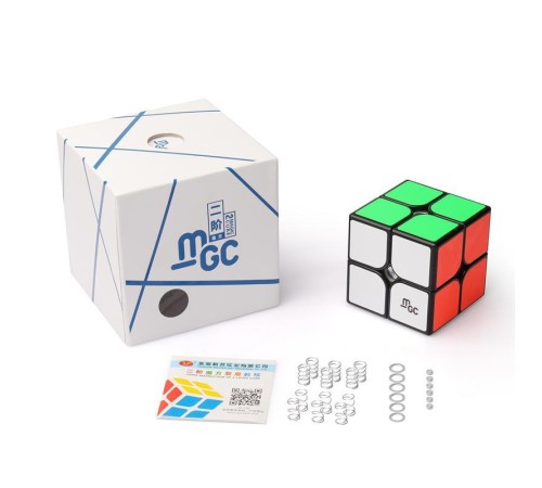 Кубик MGC Magnetic 2x2 Yongjun Магнітний, чорний пластик