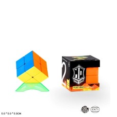 Кубик YueHun KungFu Yueying 2x2, Цветной пластик.