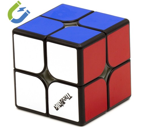 Кубик MoFangGe 2x2 Valk 2 Magnetic, чорний пластик