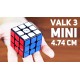 Кубик MoFangGe QiYi Valk 3 Mini 4.74 cm, черный пластик, в коробке