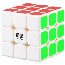Кубик QiYi MoFangGe 3x3x3 Sail 5.6 см (Чии Мофанг 3х3х3 Сейл) Белый пластик, в пакете