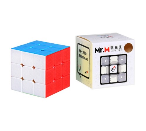 Кубик 3×3 ShengShou Mr.M Magnetic Магнітний Gem, в коробці