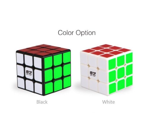 Скоростной кубик QiYi Cube Sail 5.6 Cube 3x3x3 Белый, Черный