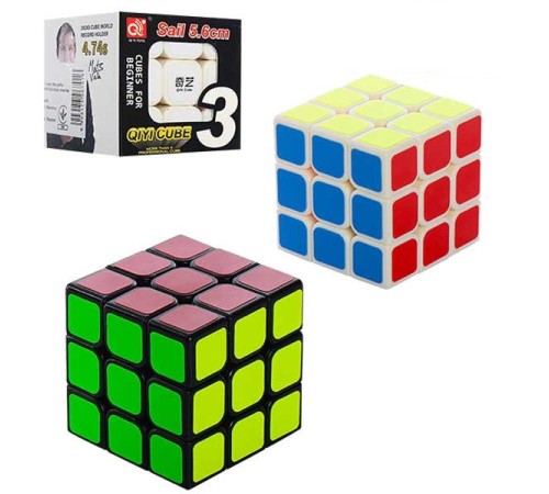 Швидкісний кубик QiYi Cube Sail 5.6 Cube 3x3x3 Білий, Чорний