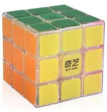 Кубик 3х3 QiYi MoFangGe Transparent Cube, 6см, в коробке