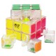 Кубик 3х3 QiYi MoFangGe Transparent Cube, 6см, в коробке