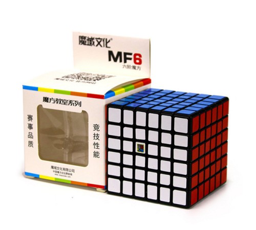 Кубик 6×6 MoYu Mofang Jiaoshi MF6, черный, в коробке