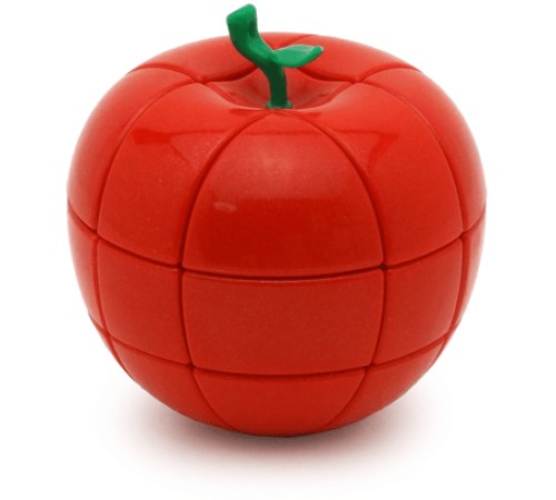 Головоломка Яблоко YJ Apple Cube 3x3x3 (Вайджей Эпл куб 3х3х3), Красный