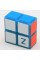 Кубик головоломка Z-cube 2x2x1, голубой пластик.