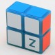 Кубик головоломка Z-cube 2x2x1, голубой пластик.