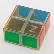 Кубик головоломка кубоид Z-cube 2x2x1, прозрачный пластик.