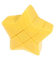 Кубик головоломка YongJun 3x3x3 Star Puzzle, Звезда, в коробке, желтого цвета