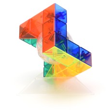 Кубик 3×3 MoYu Geo Cube A (Мой Гео Куб А), прозрачный, в блистере