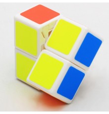 Кубик головоломка кубоид Z-cube 2x2x1, белый пластик.