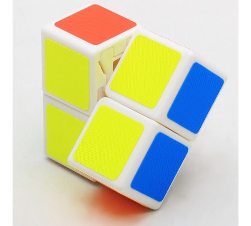 Кубик головоломка кубоид Z-cube 2x2x1, белый пластик.