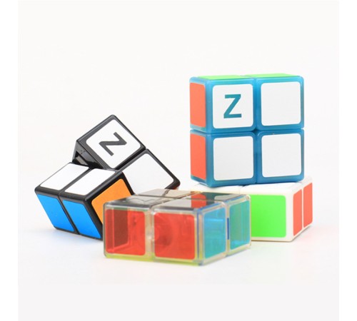 Кубик головоломка кубоид Z-cube 2x2x1, белый пластик.