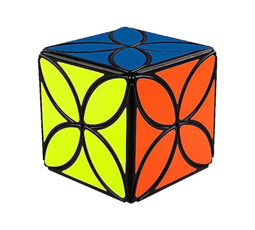 Головоломка Jiehui Clover Cube, чорний пластик