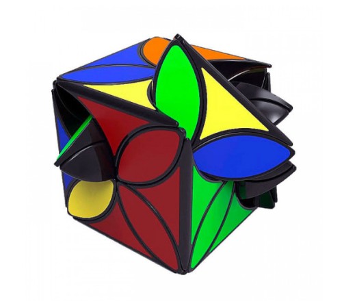 Головоломка Jiehui Clover Cube, чорний пластик