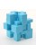 Кубик зеркальний ShengShou Mirror blocks, голубий пластик