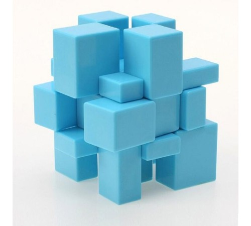 Кубик зеркальний ShengShou Mirror blocks, голубий пластик