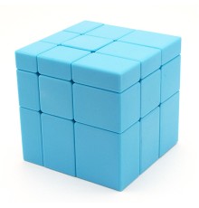 Кубик зеркальный ShengShou Mirror blocks, голубой пластик