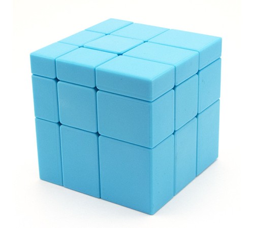 Кубик зеркальний ShengShou Mirror blocks, голубий пластик