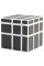 Кубик зеркальный ShengShou Mirror blocks, белый пластик, графитовый
