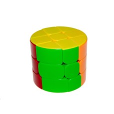 Кубик цилиндр, цветной, в коробке