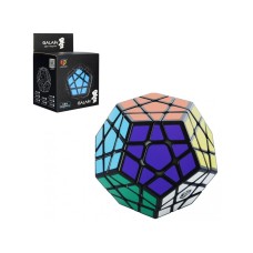Кубик головоломка, мегамінкс, QiYi MoFangGe X-Man Megaminx, чорний пластик