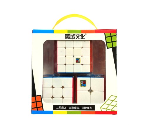 Набір кольорових кубиків Набір MoYu Cubing Classroom mini (2-3-4), в коробці