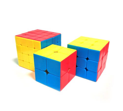 Набір кольорових кубиків Набір MoYu Cubing Classroom mini (2-3-4), в коробці