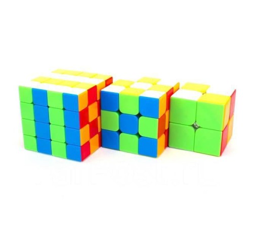 Набір кольорових кубиків Набір MoYu Cubing Classroom mini (2-3-4), в коробці