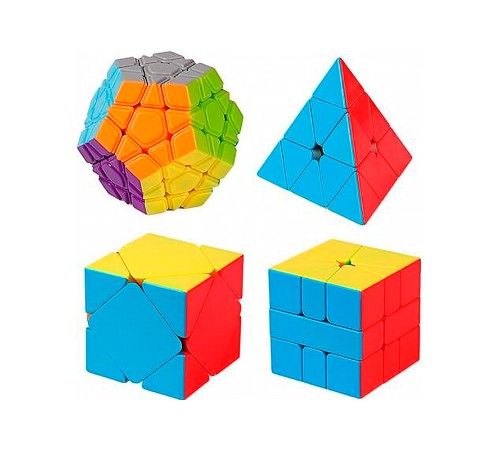 Набір кольорових кубиків Набір MoYu WCA Cube Gift Set 809305