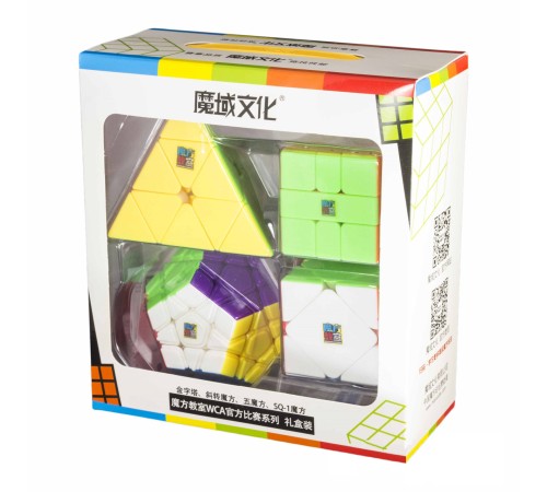 Набор цветных кубиков MoYu WCA Cube Gift Set 809305