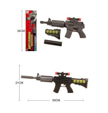 Автомат BL 158 (120/2) звук, підсвічування, лазерний приціл, у пакеті