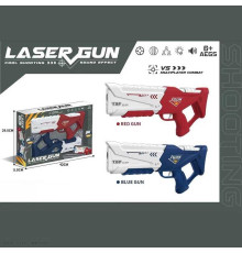 Набір пістолетів CH 203 (24) 2 лазерні бластери, звук, вібрація, підсвічування, в коробці