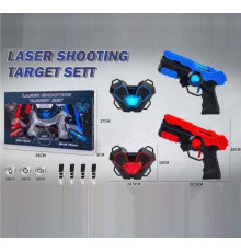 Пістолети з мішенями 9803-6 (24) 2 бластери, 2 мішені, звуки, підсвічування, в коробці