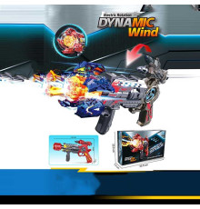 Пістолет DF 67218 B (36) підсвічування, звуки, на батарейках, трансформується дуло, рухомі елементи, в коробці