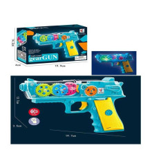 Пістолет YJ-Q 002 (144/2) підсвічування, звуки, обертові шестерні, в коробці