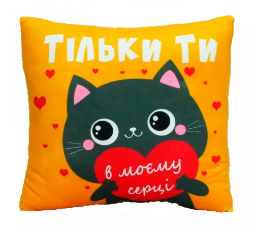 Дитяча подушка Котик 32 см