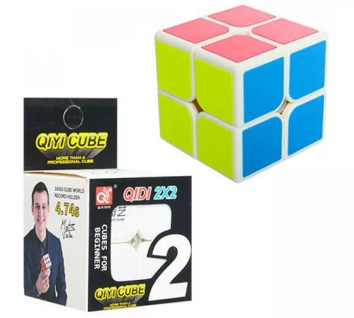 Кубик головоломка 2х2 QiYi QiDi, белый, 509789, в коробке