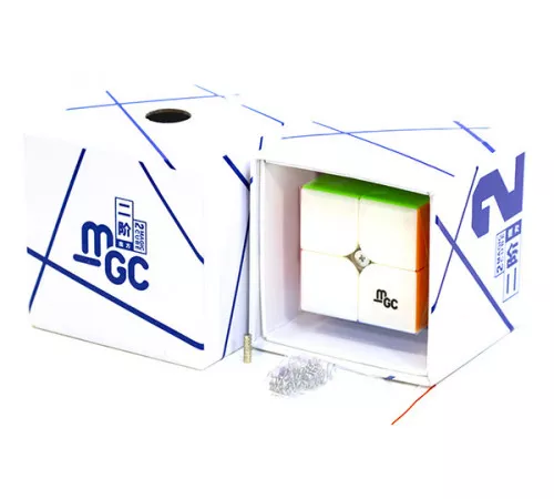 Кубик MGC Magnetic 2x2 Yongjun Магнітний, чорний пластик